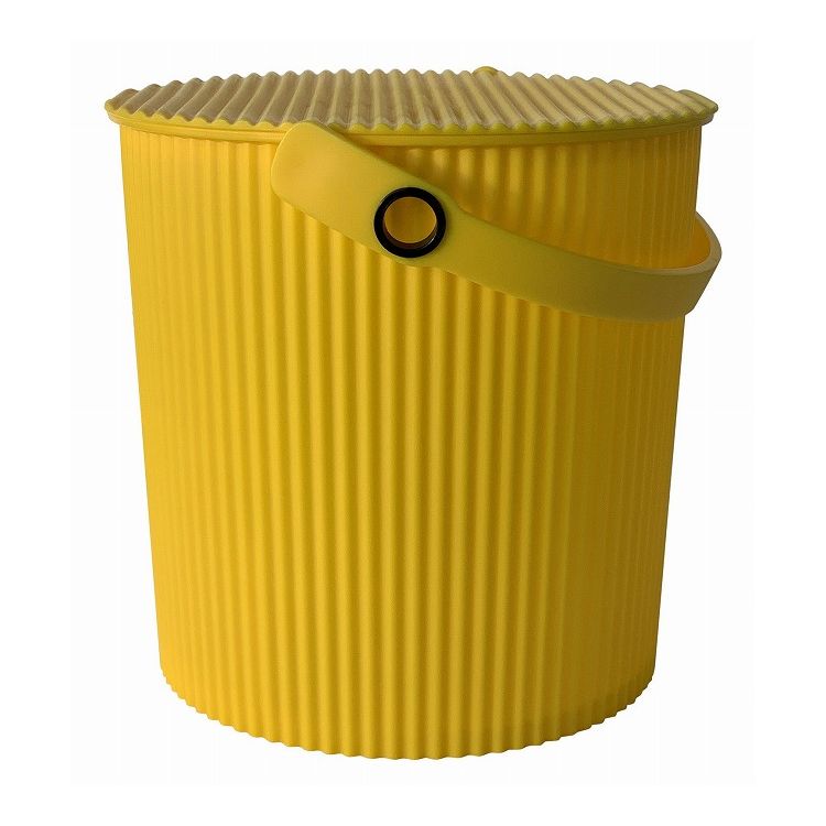 八幡化成 カラーバケット(フタ付)102 10L イエロー バケツ 蓋付き(代引不可)