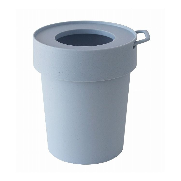 八幡化成 way-be TAPTRASH(タップトラッシュ) S 5L スモーキーブルー 239970くずかご 丸型 くず入れ ダストボックス 小さい(代引不可)