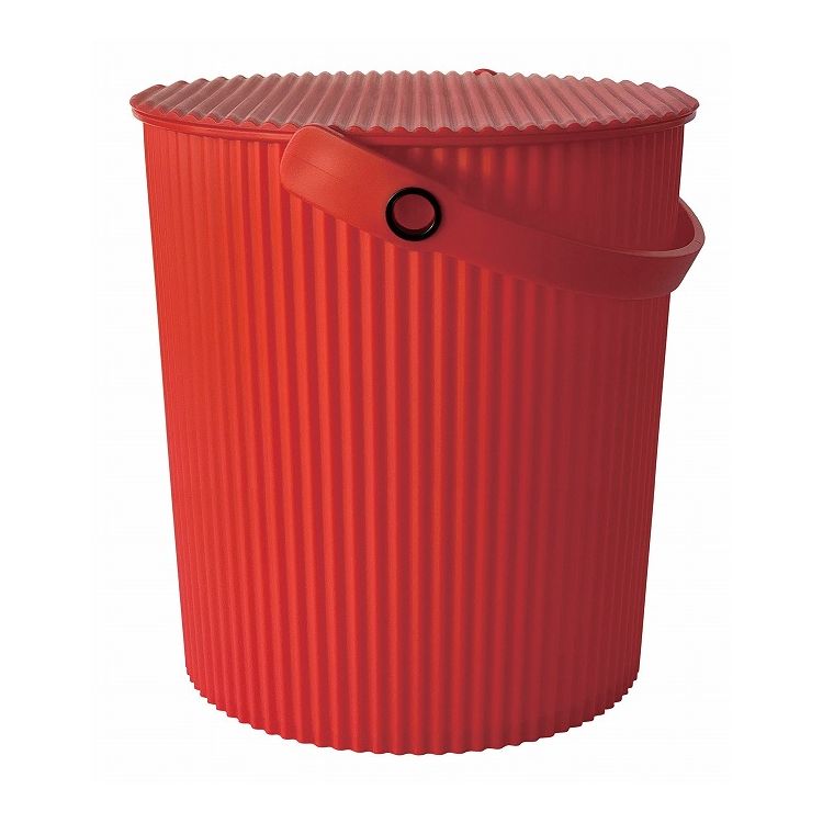 八幡化成 カラーバケット(フタ付)203 20L レッド バケツ 蓋付き(代引不可)