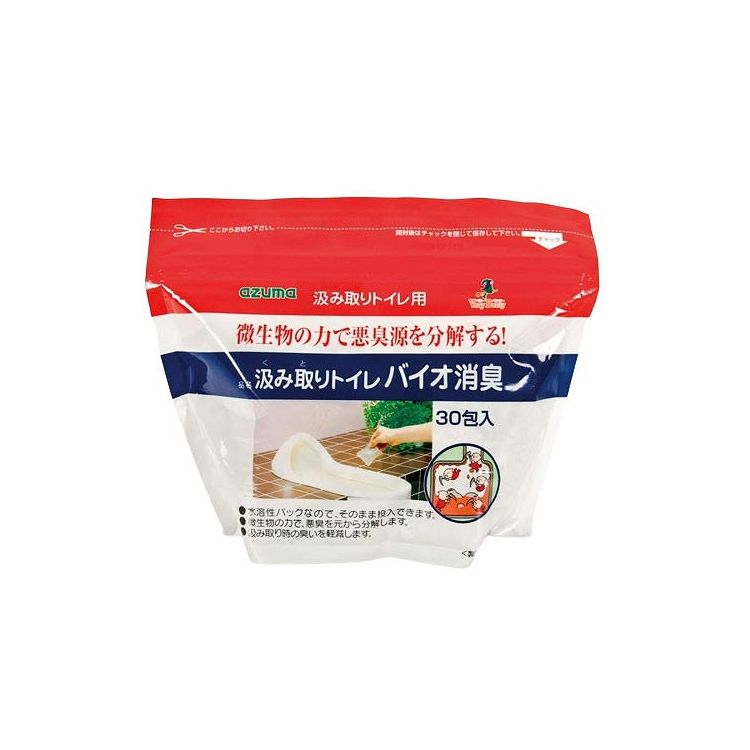 アズマ工業 汲み取りトイレバイオ消臭 30包入り(代引不可)