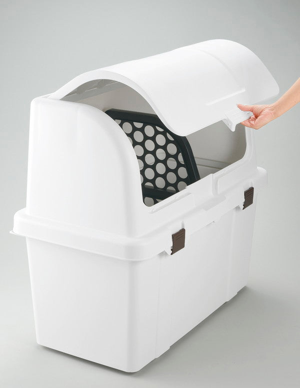 リッチェル トラッシュコンテナ SP 220L ホワイト ゴミ箱 屋外 大容量 ごみ箱 ダストボックス ベランダ(代引不可)