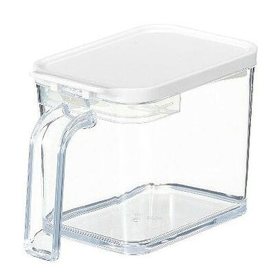 【2個セット】 アスベル フォルマ MRポット(700ml) ホワイト A1108 調味料入れ キッチン収納 ポット 砂糖入れ シュガー 塩入れ