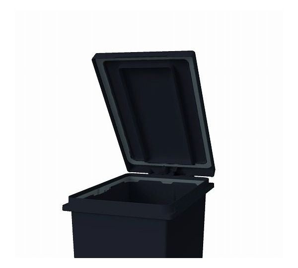 アスベル エバン 密閉ペダルペール 20L ブラック ダストボックス ペダル 防臭 ごみ箱 20リットル 臭わない(代引不可)
