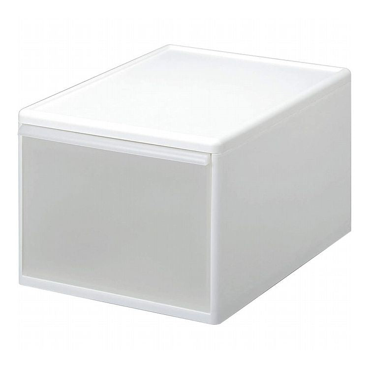 吉川国工業所 Like-it 組み合わせて使える収納ケース ワイドL / 幅34×奥行46.5×高さ28cm ホワイト MOS-06(代引不可)