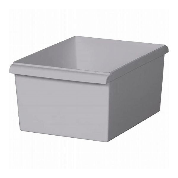 【3個セット】 吉川国工業所 ジャストイット コンテナー スリム(浅) グレー JTR-05 ライクイット Like-it カラーボックス収納 ストッカー(代引不可)