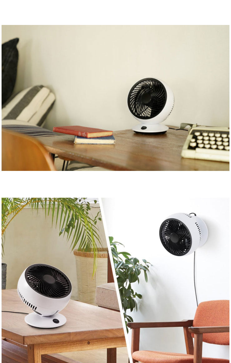 コンパクト サーキュレーター USB給電 小型 風力調節 2段階 静か 省エネ シンプル パワフル 卓上扇風機 静音 風量 おしゃれ