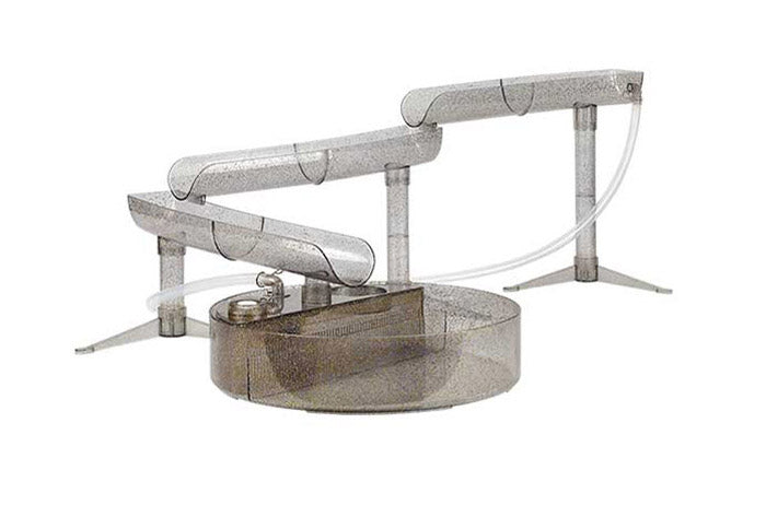 流しそうめん MILKY WAY 流しそうめん器 全長1m 電池式 自動組み上げ 卓上 ウォータースライダー KDSM-008S 夏 アウトドア パーティー