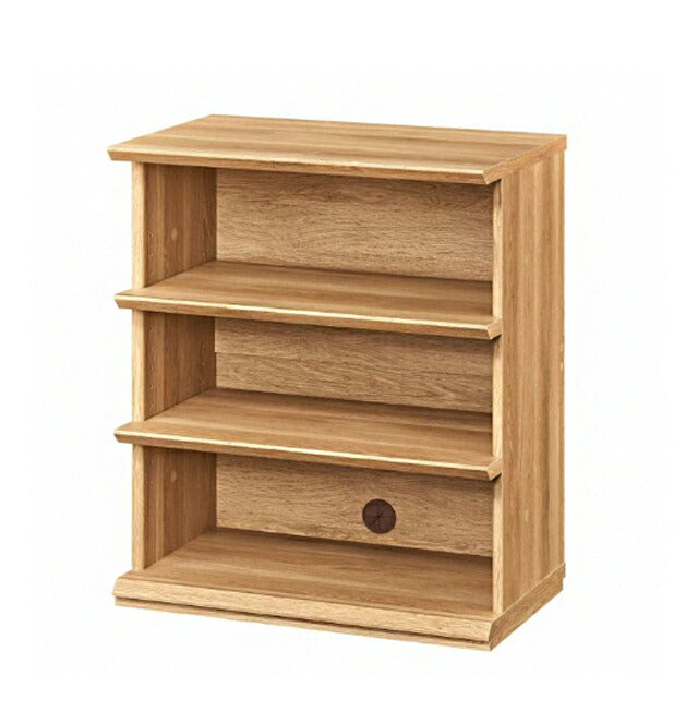 白井産業 オープンラック 棚 幅60cm 高さ72cm シェルフ 本棚 収納 リビング ナチュリカ 家具 インテリア 収納ボックス(代引不可)