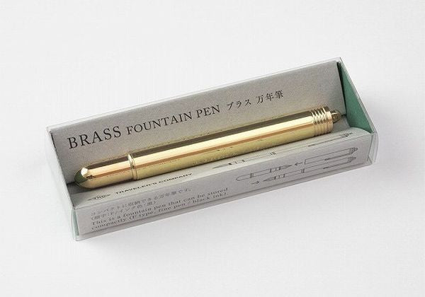 TRC ブラス 万年筆 真鍮無垢 38076006 デザインフィル ゴールド 高級 おしゃれ