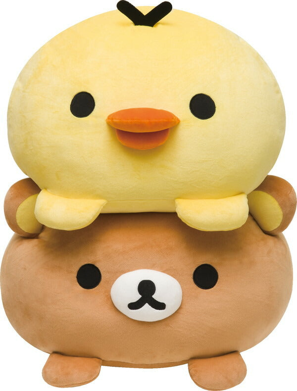 キイロイトリ ぬいぐるみ スーパーもーちもち大福クッション かわいい ぬいぐるみ クッション スーパーもーちもちシリーズ リラックマ キャラクターグッズ 雑貨 癒し ギフト プレゼント MX09501 サンエックス