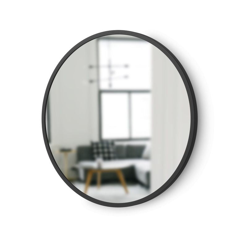 Umbra ハブ ミラー 46x46cm ブラック 21013756040(代引不可)