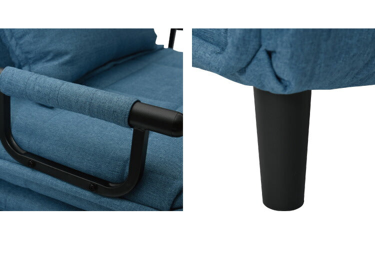 3つ折り ソファベッド ビータ4 クッション付 3WAY ソファーベッド 1人掛け リクライニングソファ 折り畳み 簡易ベッド カウチソファ カウチソファー ベッドソファ ベッドソファー 折りたたみソファー(代引不可)