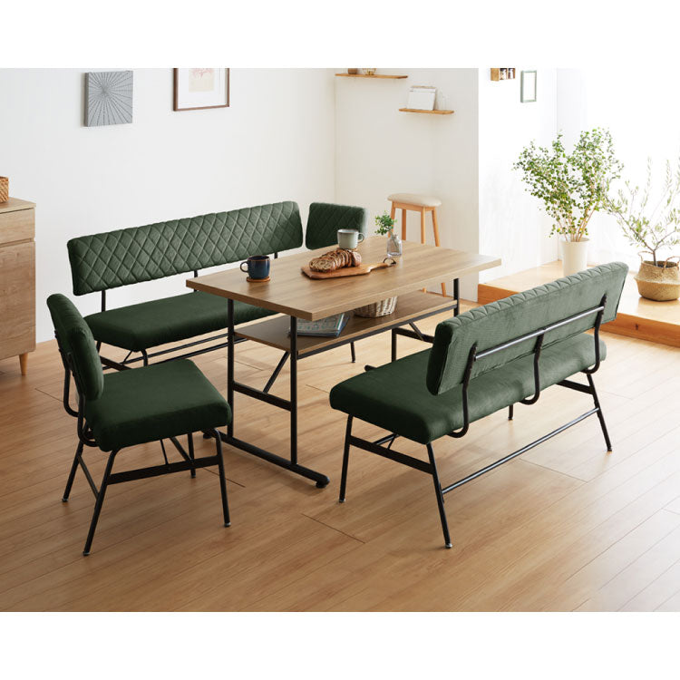 ダイニングベンチ 幅120cm 背もたれ付きダイニングベンチ 二人用 チェア ベンチ いす イス 椅子 木製ベンチ 背もたれ 屋内用ベンチ 背もたれ付き 食卓ベンチ(代引不可)