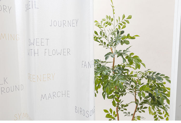 アルファベット レースカーテン 2枚組 幅100 丈133 176 198 昼見えにくい UVカット 紫外線対策 ミラーレース 遮熱 保温 省エネ エコ 子供 子供部屋 ウォッシャブル 子ども 洗濯可能(代引不可)