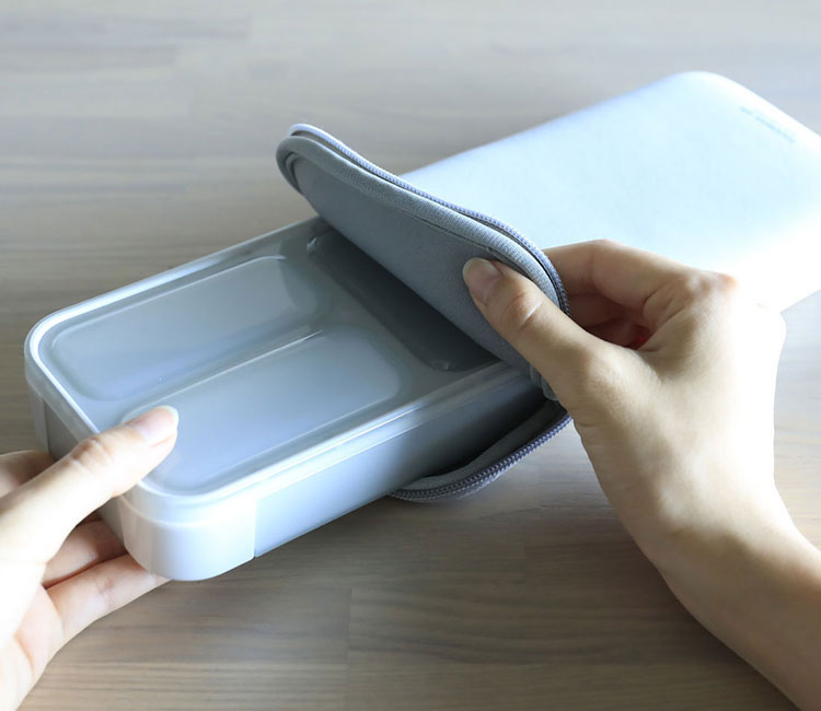 抗菌フードマン 400 & ケース 2点セット 通販 お弁当箱 箸 薄型弁当 薄型弁当箱フードマン 弁当箱 ランチボックス 弁当箱入れ 弁当ケース シンプル CB JAPAN シービージャパン(代引不可)