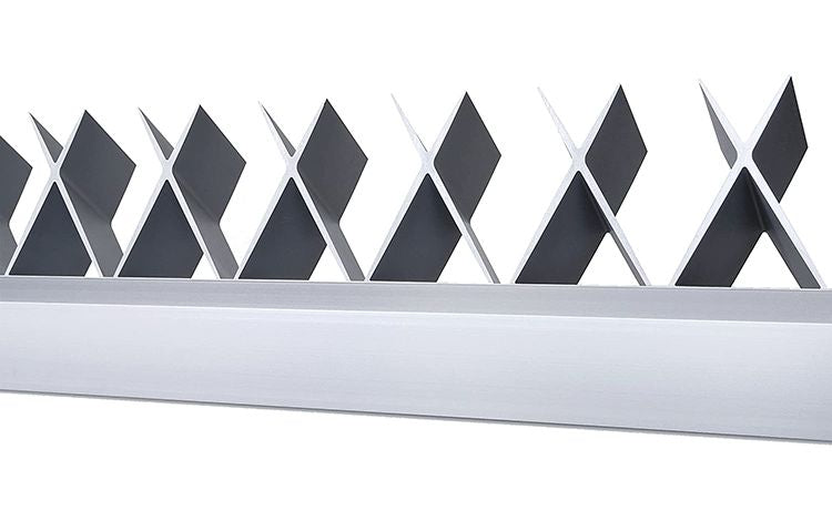 森田アルミ工業 アルミ 忍び返し Agx エージーエックス 1000mm プレーンシルバー シンプル スタイリッシュ 防犯 不審者対策 侵入対策