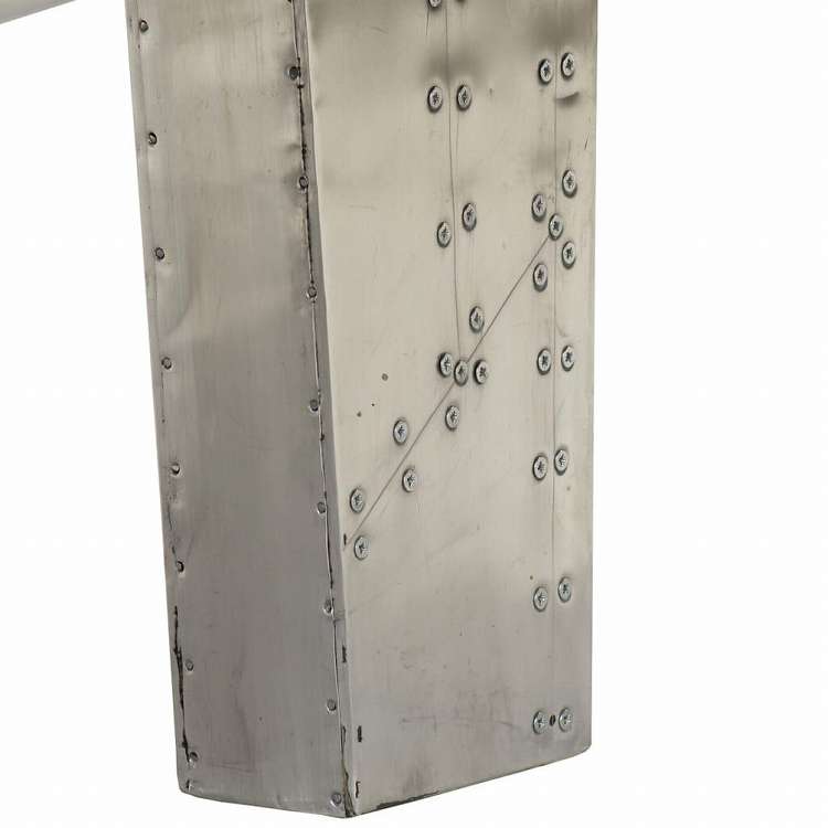 vidaXL アビエーターデザイン コーヒーテーブル アルミ製 航空機・飛行士スタイル家具 テーブル アクセントテーブル コーヒーテーブル(代引不可)