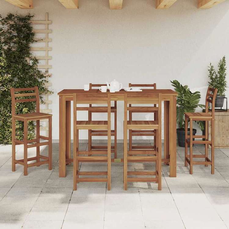 vidaXL バーテーブル アカシア無垢材 150x70x105cm家具 テーブル キッチン・ダイニングルームテーブル(代引不可)