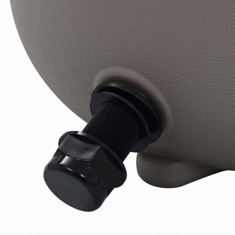 vidaXL プール サンドフィルター バルブ4箇所 350 mm グレーホーム&ガーデン プール&スパ プール&スパ用アクセサリー プール・スパフィルター(代引不可)