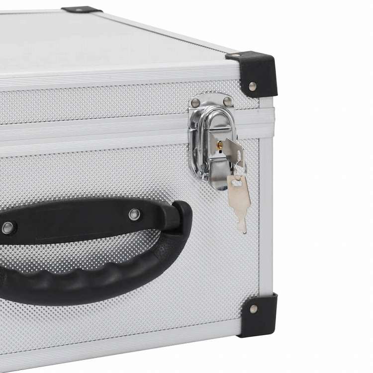 vidaXL CDケース 40枚 アルミ ABS シルバーオフィス用品 ファイル&整理 CD/DVD ケース・収納(代引不可)