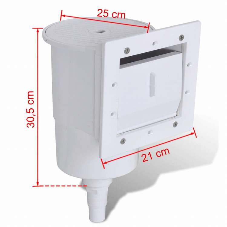 vidaXL プールスキマーセット 8点 21x25x30.5 cmホーム&ガーデン プール&スパ プール&スパ用アクセサリー プールスキマー(代引不可)