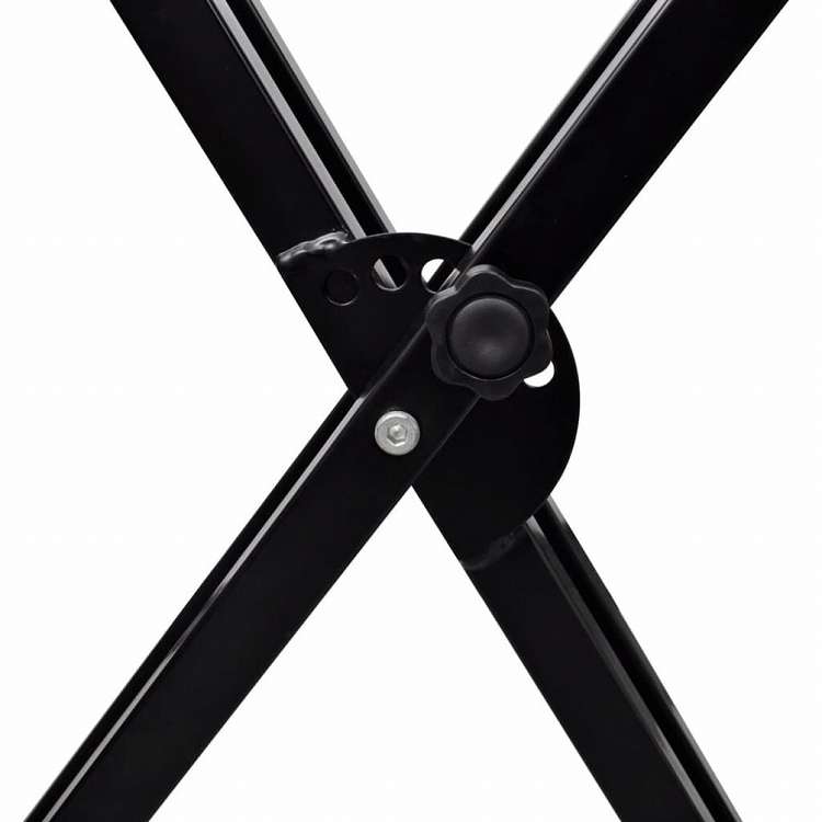 vidaXL キーボードスタンド 調節可能 ダブルブレース Xフレームアート&エンターテイメント 趣味&クリエイティブアーツ 楽器&オーケストラアクセアリ 音楽用スタンド(代引不可)