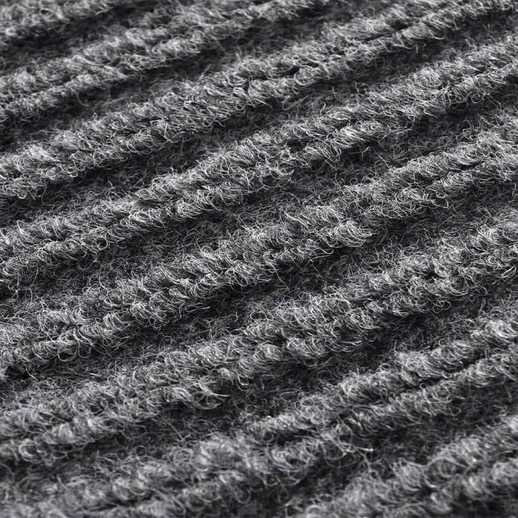 vidaXL 玄関マット 90x120cm グレー PVC製ホーム&ガーデン デコレーション ドアマット(代引不可)