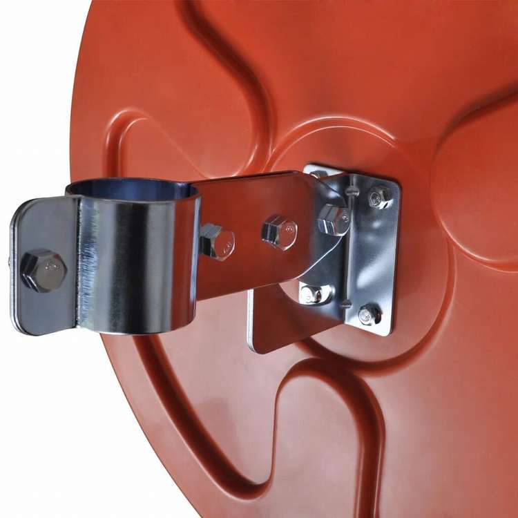 vidaXL 室外凸型カーブミラー PCプラスチック製 45 cm オレンジ色ビジネス&工業用 標識・サイン 道路標識(代引不可)