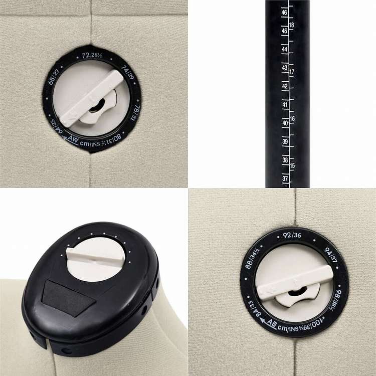 vidaXL 調整可能 ドレスフォーム 人台 女性 クリーム S サイズ33-40ホーム&ガーデン 家事用品 収納&オーガナイザー 衣類・ワードローブ収納 バレットスタンド(代引不可)