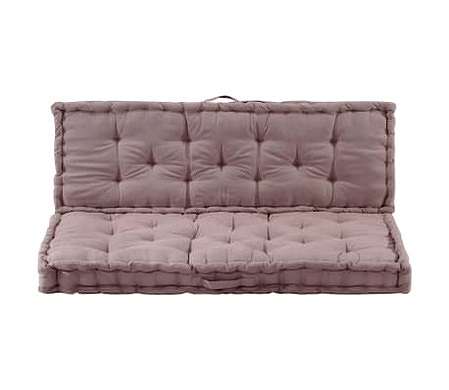 vidaXL パレットフロークッション 2点 コットン トープホーム&ガーデン デコレーション チェア・ソファクッション(代引不可)