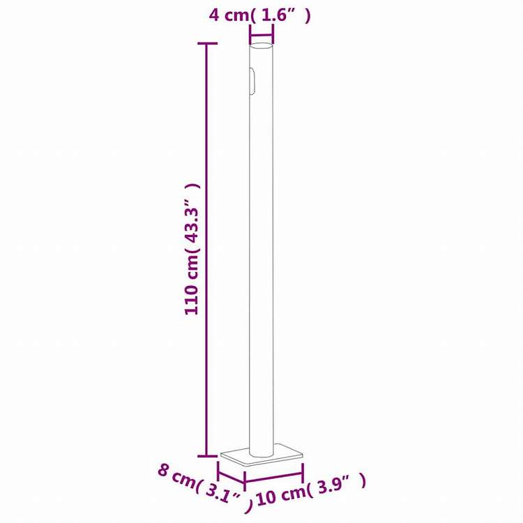 vidaXL パティオ用 引き込み式サイドオーニング 180x500cm グレーホーム&ガーデン 芝&ガーデン アウトドアリビング 屋外用傘・サンシェード(代引不可)