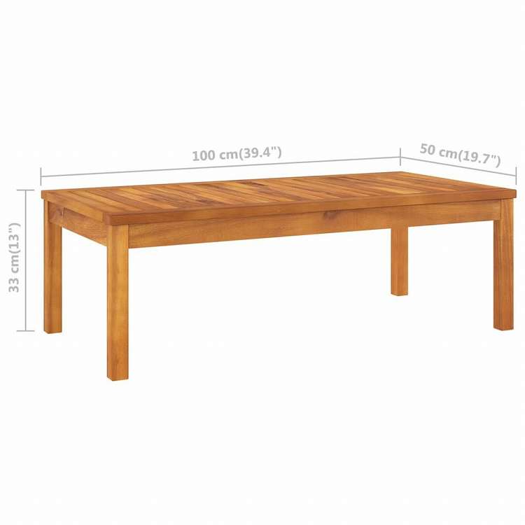 vidaXL ガーデンラウンジ4点セット クリームクッション付き アカシア無垢材家具 アウトドア家具 屋外家具セット(代引不可)