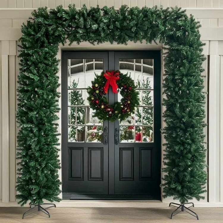 クリスマス グリーン クリスマス ガーランド スワッグ グリーンの通販
