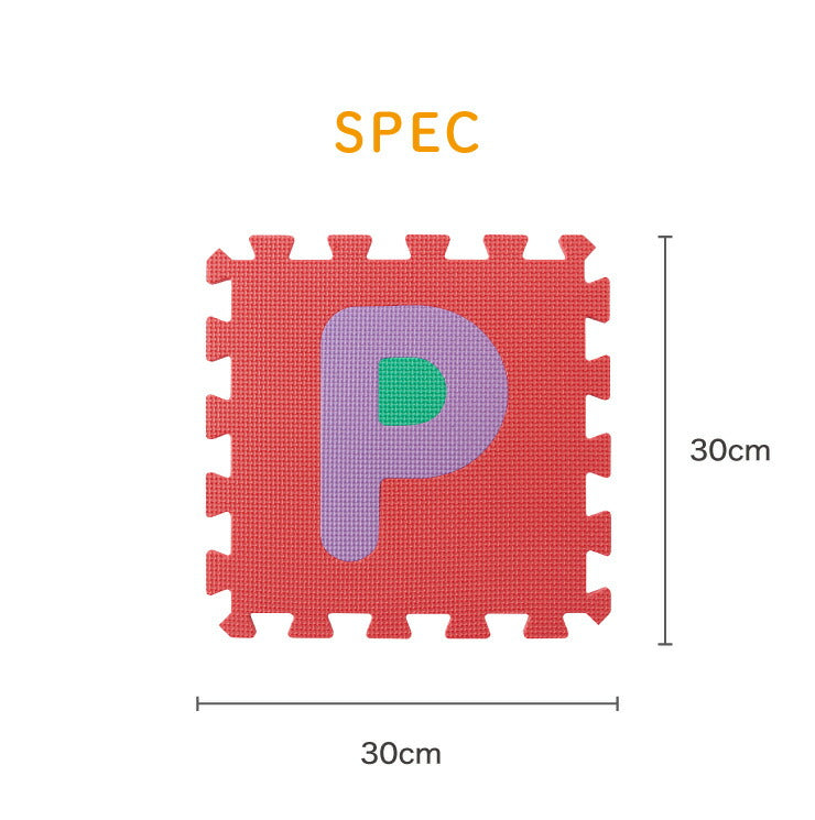 パズルマット 36枚組 10mm 30x30cm ジョイントマット プレイマット