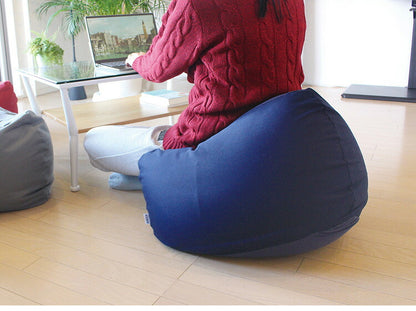 MOGU 三角フィット座ブトン 本体 モグ パウダービーズクッション 1人掛け クッション 日本製 ビーズ座布団