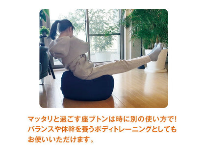 MOGU 三角フィット座ブトン 本体 モグ パウダービーズクッション 1人掛け クッション 日本製 ビーズ座布団