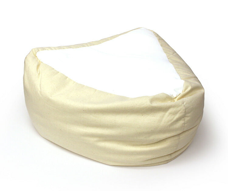 MOGU 三角フィット座ブトン 本体 モグ パウダービーズクッション 1人掛け クッション 日本製 ビーズ座布団