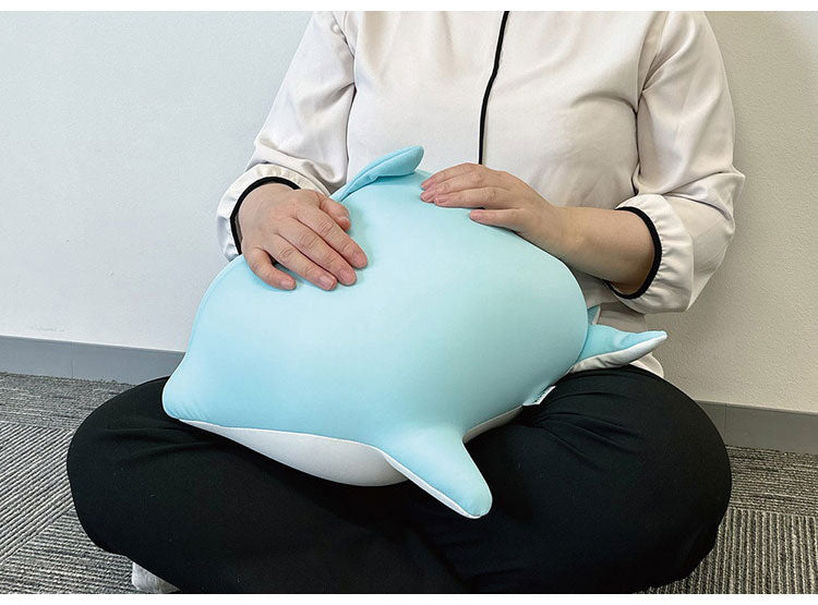 もぐっちいるか 抱き枕 MOGU モグ パウダービーズ イルカ いるか ビーズ ビーズクッション 枕 まくら ぬいぐるみ 人気 かわいい ギフト プレゼント 贈り物 もちもち もっちり おしゃれ 小さい(代引不可)