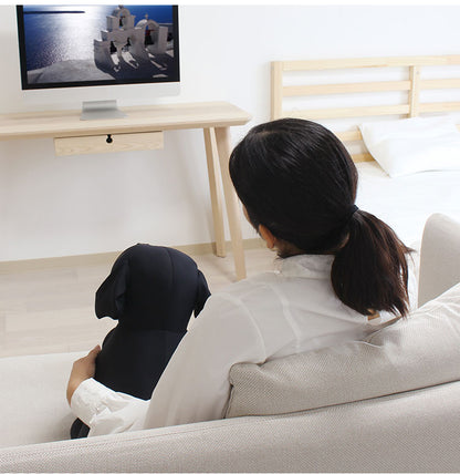 MOGU(R) おすわりラブラ MOGU モグ パウダービーズ へたりにくい クッション ビーズクッション ラブラドールレトリバー 犬 子供用 クッション 抱き枕 かわいい ぬいぐるみ 子供 ふんわり もちもち(代引不可)