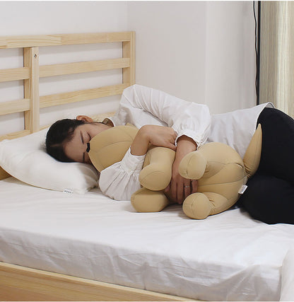 MOGU(R) おすわりラブラ MOGU モグ パウダービーズ へたりにくい クッション ビーズクッション ラブラドールレトリバー 犬 子供用 クッション 抱き枕 かわいい ぬいぐるみ 子供 ふんわり もちもち(代引不可)