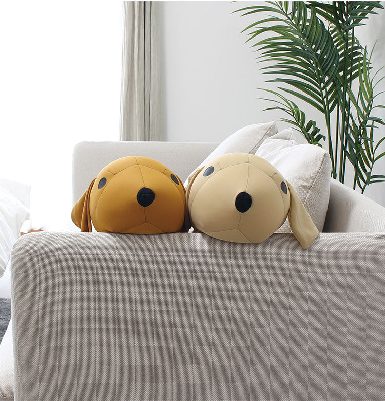 MOGU(R) おすわりラブラ MOGU モグ パウダービーズ へたりにくい クッション ビーズクッション ラブラドールレトリバー 犬 子供用 クッション 抱き枕 かわいい ぬいぐるみ 子供 ふんわり もちもち(代引不可)