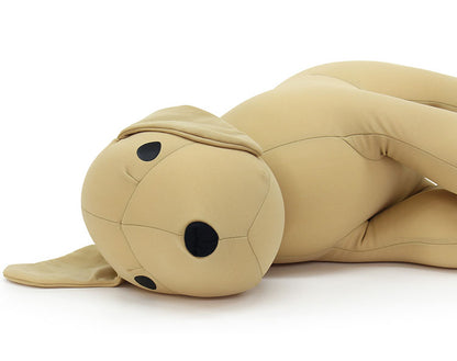 MOGU(R) おすわりラブラ MOGU モグ パウダービーズ へたりにくい クッション ビーズクッション ラブラドールレトリバー 犬 子供用 クッション 抱き枕 かわいい ぬいぐるみ 子供 ふんわり もちもち(代引不可)