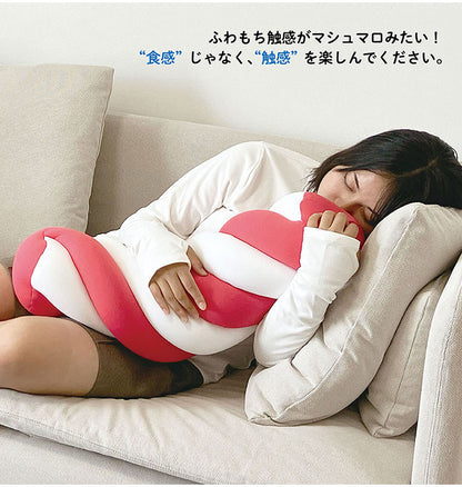 ツイストマシュマロ ロング MOGU 抱き枕 クッション モグ パウダービーズ へたりにくい ビーズクッション クッション マシュマロ ふわふわ ふわもち 背当て 腰当て 背もたれ 子ども キッズ お祝い(代引不可)