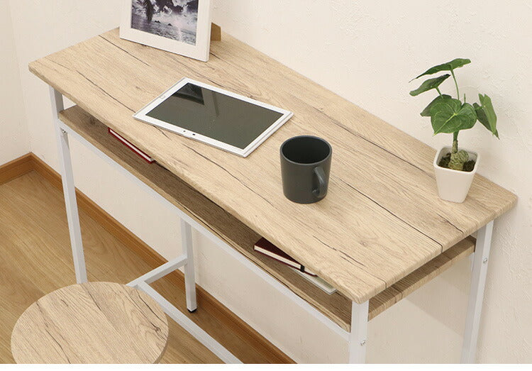 カウンターテーブル スツール 2点セット 幅100×奥行き40cm カウンター ハイテーブル カウンターデスク カウンターチェア パソコンデスク テレワーク 在宅勤務 ハイスツール カフェスツール(代引不可)