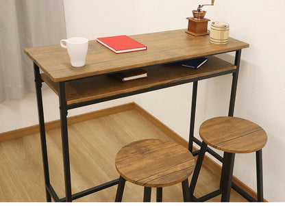 カウンターテーブル スツール 2点セット 幅100×奥行き40cm カウンター ハイテーブル カウンターデスク カウンターチェア パソコンデスク テレワーク 在宅勤務 ハイスツール カフェスツール(代引不可)