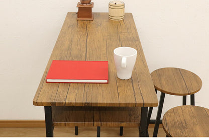 カウンターテーブル スツール 2点セット 幅100×奥行き40cm カウンター ハイテーブル カウンターデスク カウンターチェア パソコンデスク テレワーク 在宅勤務 ハイスツール カフェスツール(代引不可)