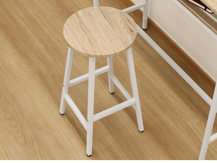 カウンターチェア カウンタースツール 高さ60cm 円形 丸 スツール 椅子 アイアン ハイスツール カフェスツール バースツール テレワーク 在宅勤務(代引不可)