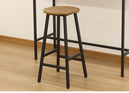 カウンターチェア カウンタースツール 高さ60cm 円形 丸 スツール 椅子 アイアン ハイスツール カフェスツール バースツール テレワーク 在宅勤務(代引不可)