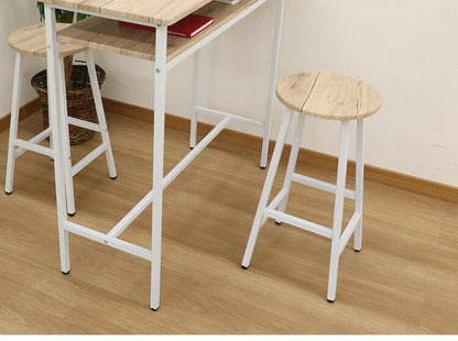 カウンターチェア カウンタースツール 高さ60cm 円形 丸 スツール 椅子 アイアン ハイスツール カフェスツール バースツール テレワーク 在宅勤務(代引不可)