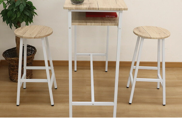 カウンターチェア カウンタースツール 高さ60cm 円形 丸 スツール 椅子 アイアン ハイスツール カフェスツール バースツール テレワーク 在宅勤務(代引不可)